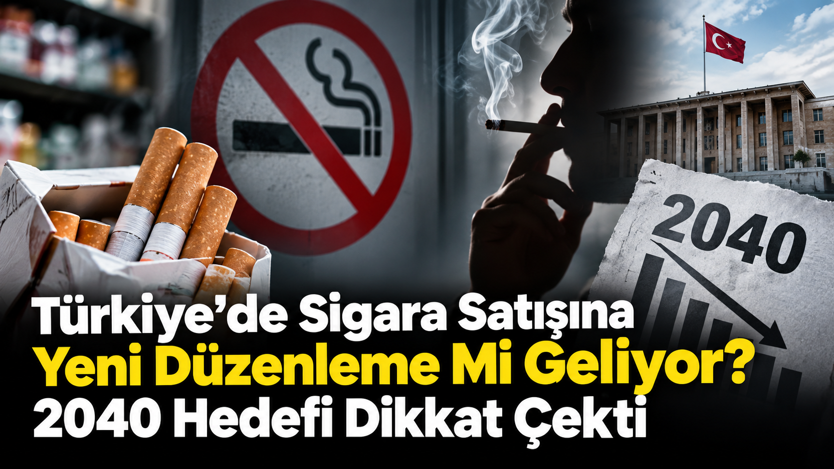 Türkiye’de Sigara Satışına Yeni Düzenleme Mi Geliyor? 2040 Hedefi Dikkat Çekti