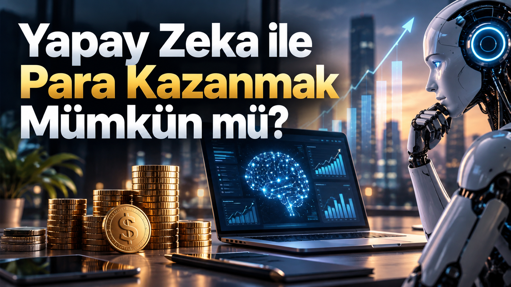 Yapay Zeka ile Para Kazanmak Mümkün mü? Kim Ne Kadar Kazanıyor, Nasıl Başlanır? | 2026 Tam Rehber