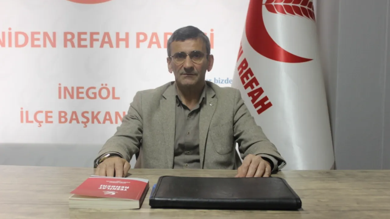 Yeniden Refah Partisi İlçe Başkanı Ahmet Aydın