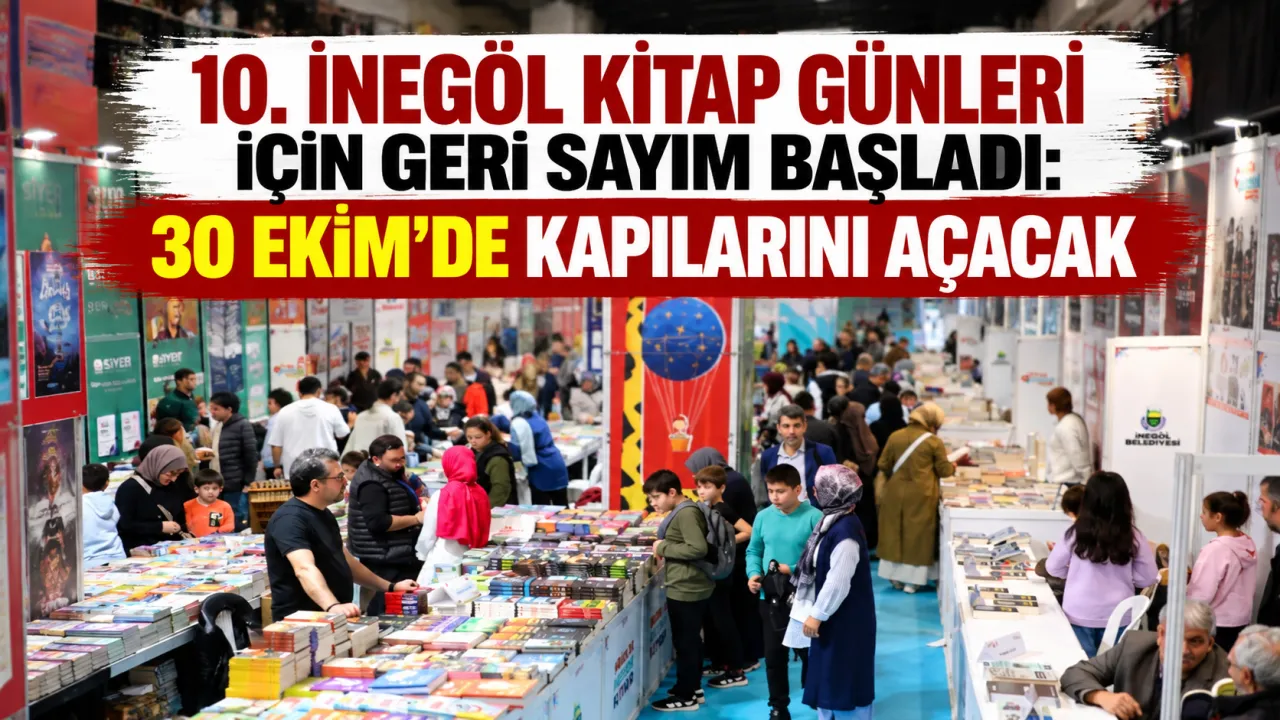 10. İnegöl Kitap Günleri Için Geri Sayım Başladı 30 Ekim’de Kapılarını Açacak Gencgazete