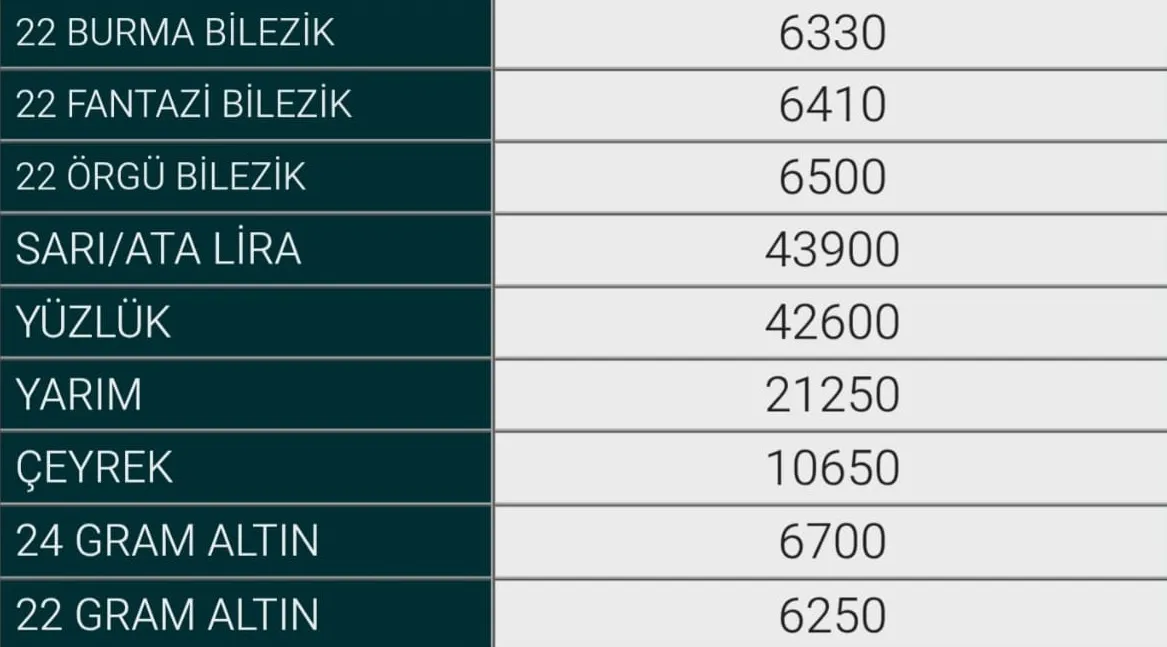 14 Ekim Inegöl Altın