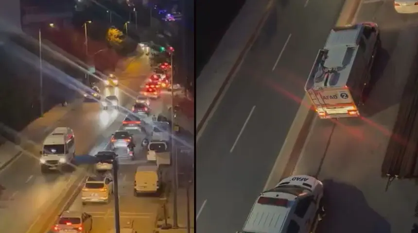 yol çöktü