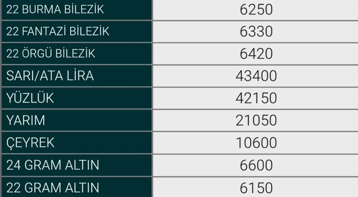 29 Ekim Inegöl Altın