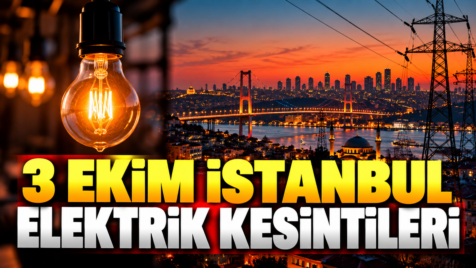 İstanbul’da 13 ilçede elektrik kesintisi! 3 Ekim İstanbul elektrik kesintileri