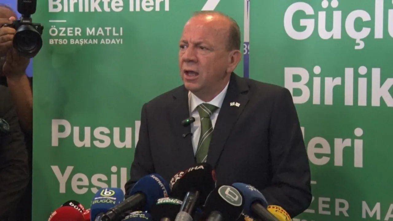 Btso Seçimlerinde Özer Matlı'dan Dikkat Çeken Açıklama Çok Zorlandık, Çok Kırıldık