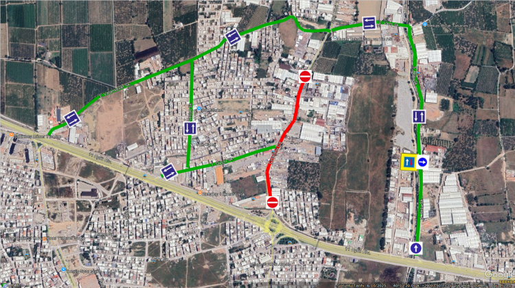 Bursa Yıldırım’da Yol Çalışması Trafik Geçici Olarak Kapatılacak