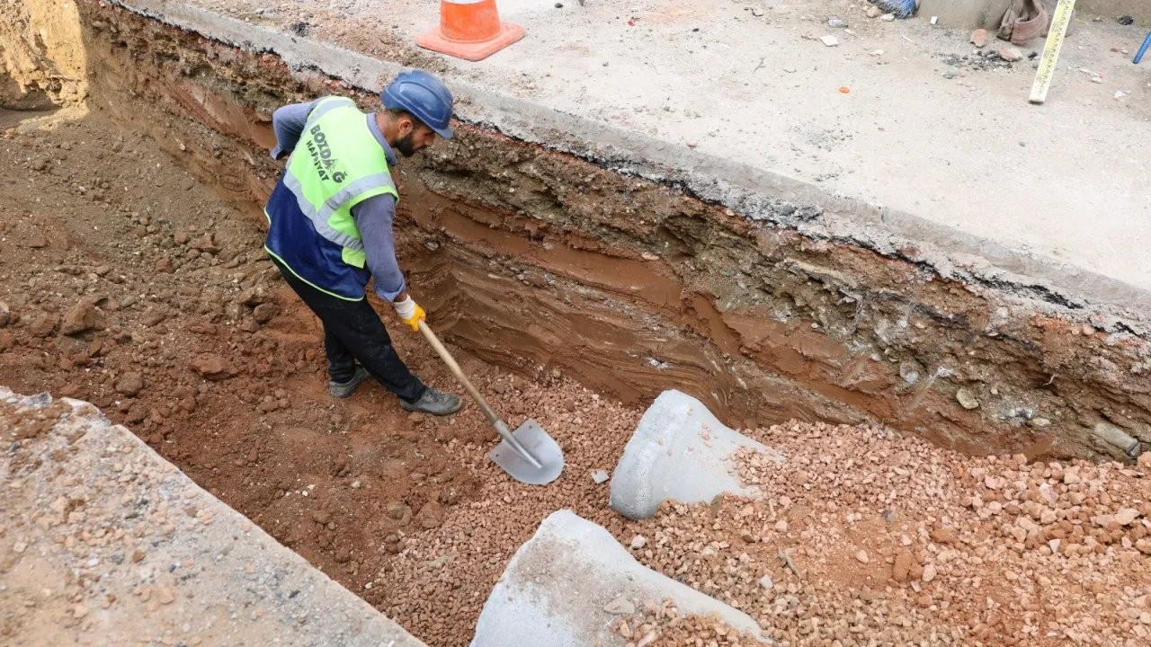 Bursa'da Altyapı Seferberliği Sürüyor! Hüdavendigar Mahallesi'ne 340 Metrelik Yeni Yatırım (3)
