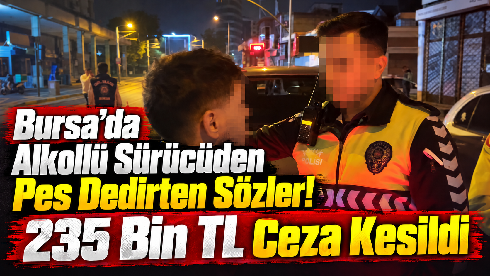 Bursa’da Gece Trafik Denetimi Haberi