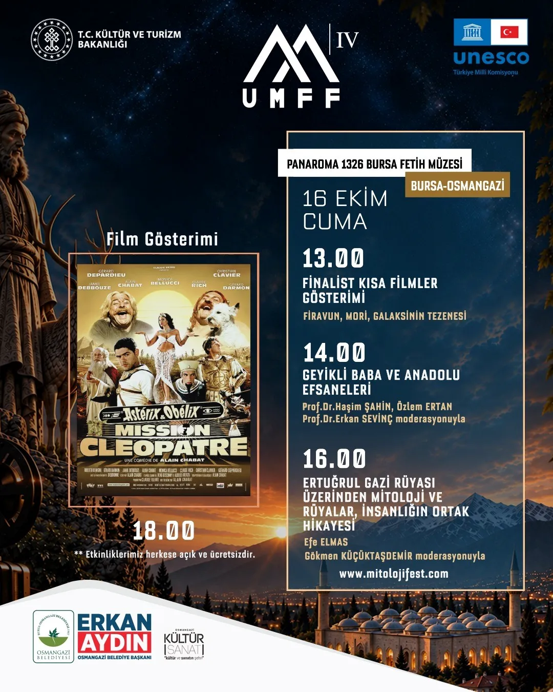 Bursa'da Mitoloji Film Haftası Başlıyor! İki Gün Boyunca Tüm Etkinlikler Ücretsiz (3)
