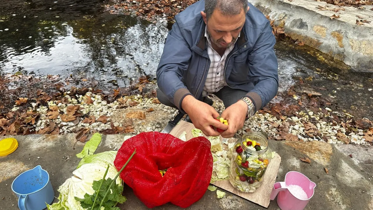Bursa'da Yılda 40 Bin Ton Üretiliyor! Meşhur Turşunun Sırrı Bu Kaynak Suyunda (3)
