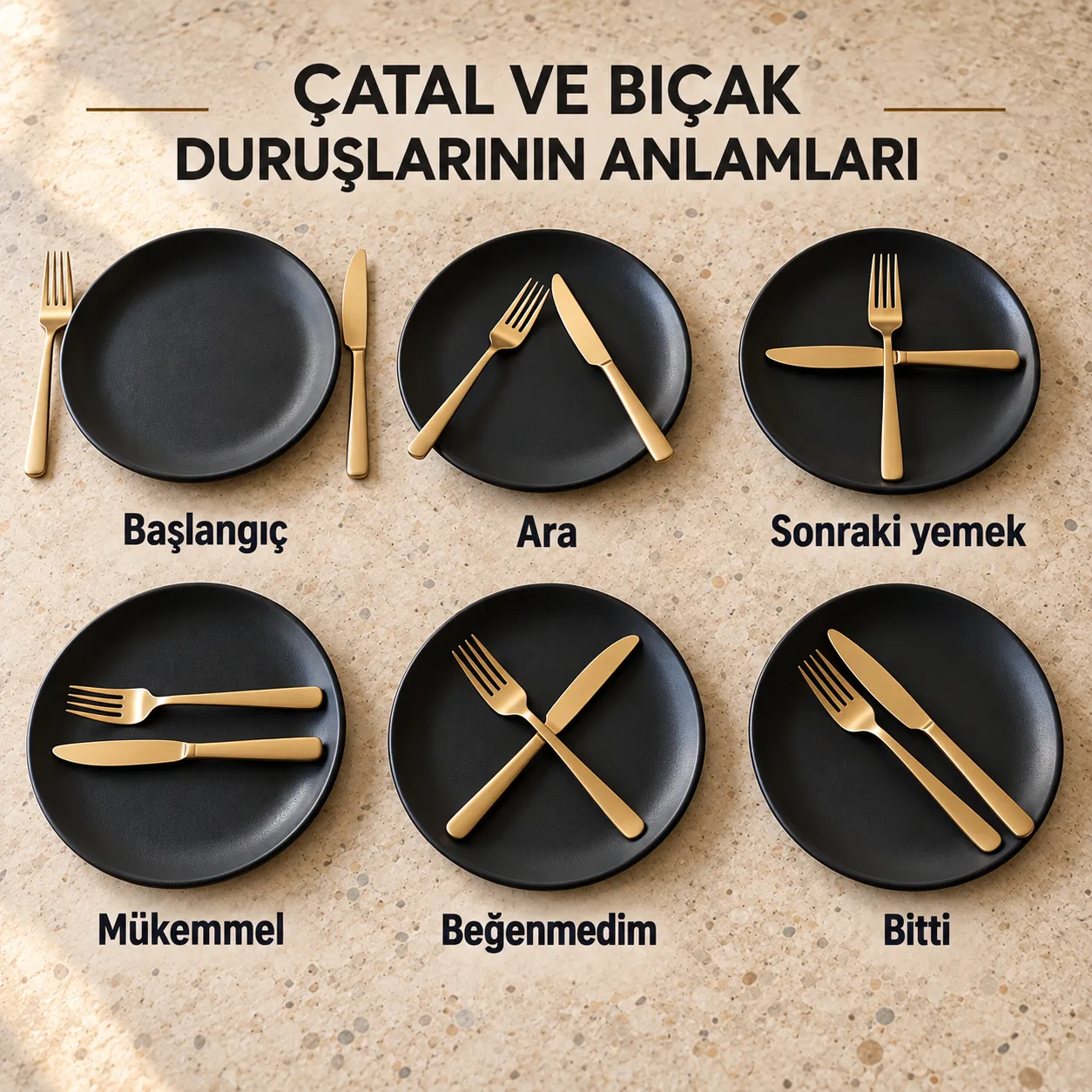 Çatal Ve Bıçak Duruşları Rehberi Gencgazete