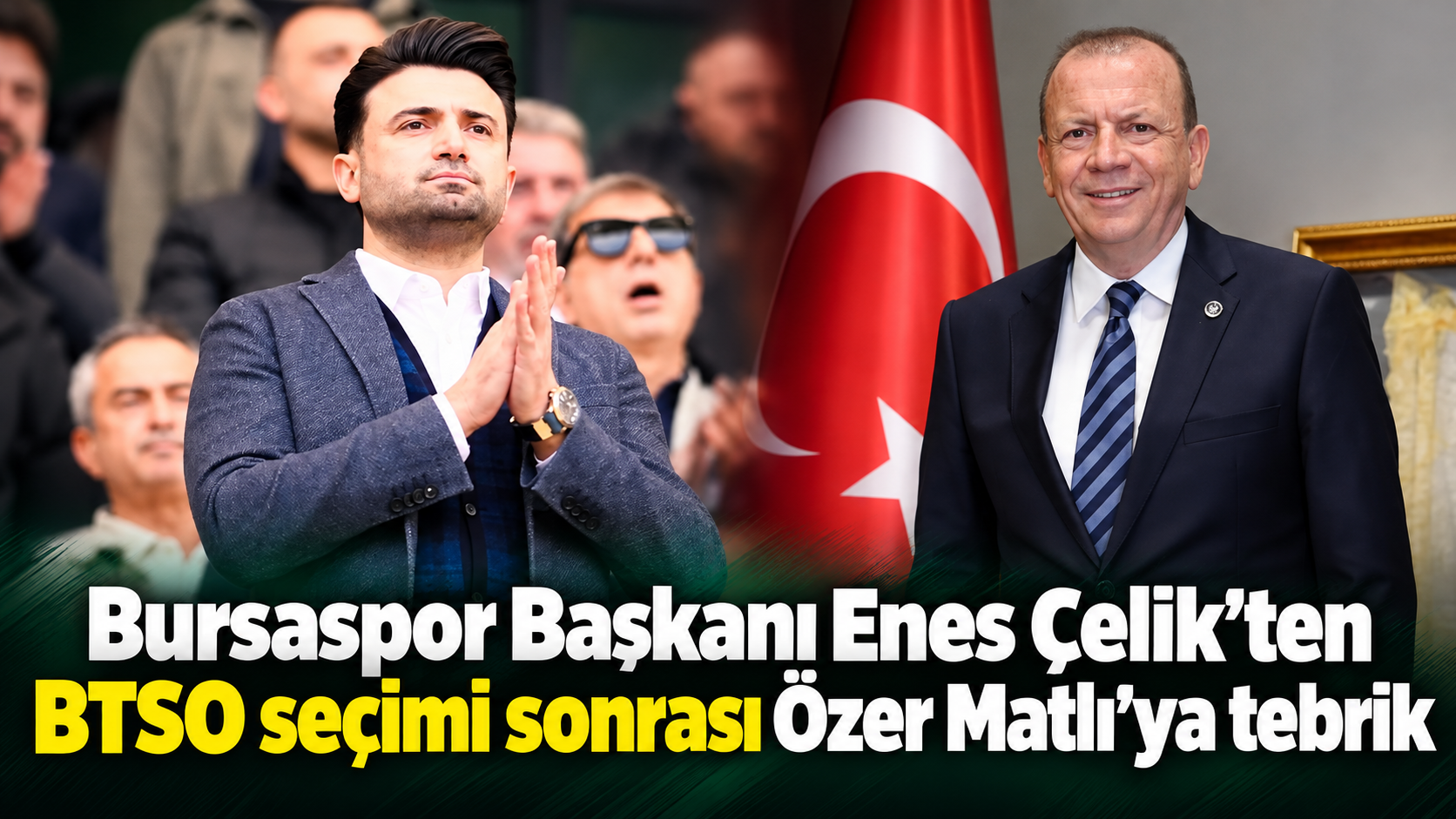 Enes Çelik’ten Özer Matlı’ya Tebrik