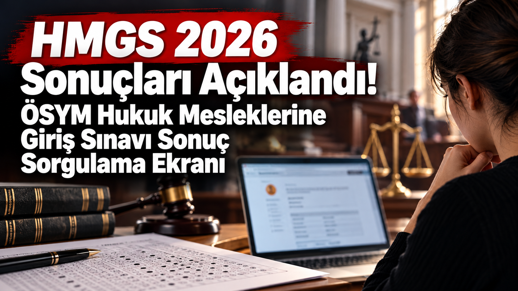 HMGS 2026 Sonuçları Açıklandı! ÖSYM Hukuk Mesleklerine Giriş Sınavı Sonuç Sorgulama Ekranı