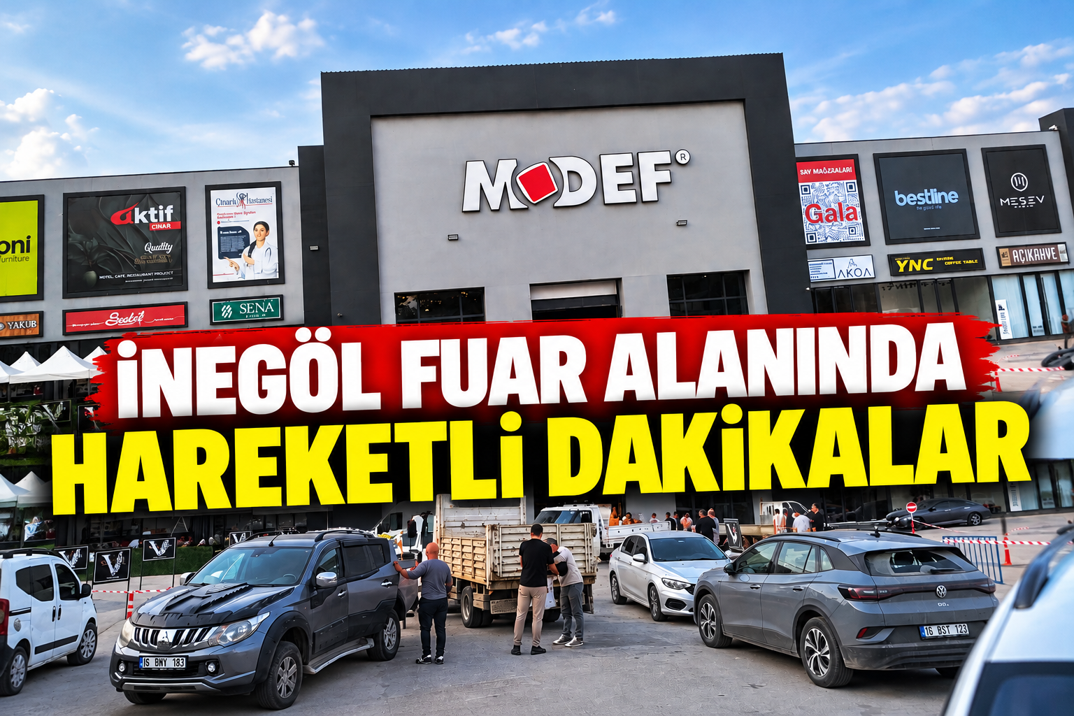 İnegöl Fuar Alanında Hareketli Dakikalar (2)