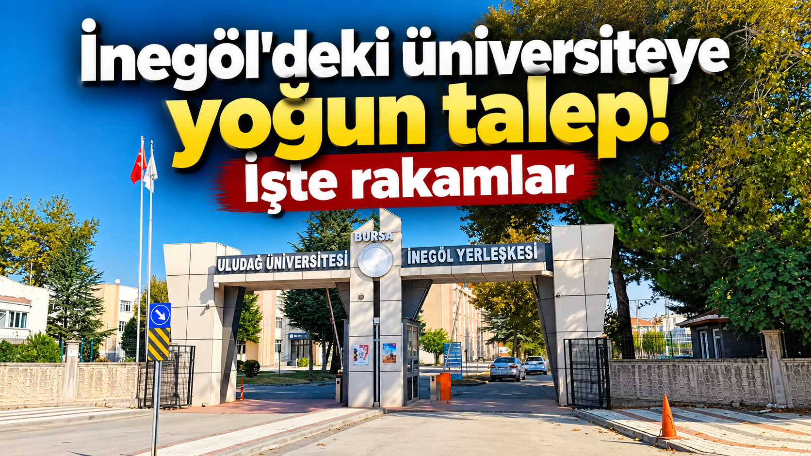 İnegöl Üniversitesine Yoğun Talep