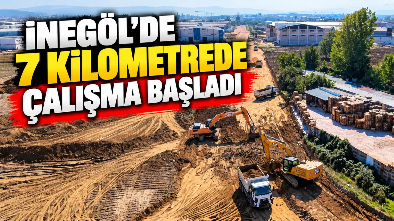 İnegöl’de 7 Kilometrede Çalışma Başladı Gencgazete