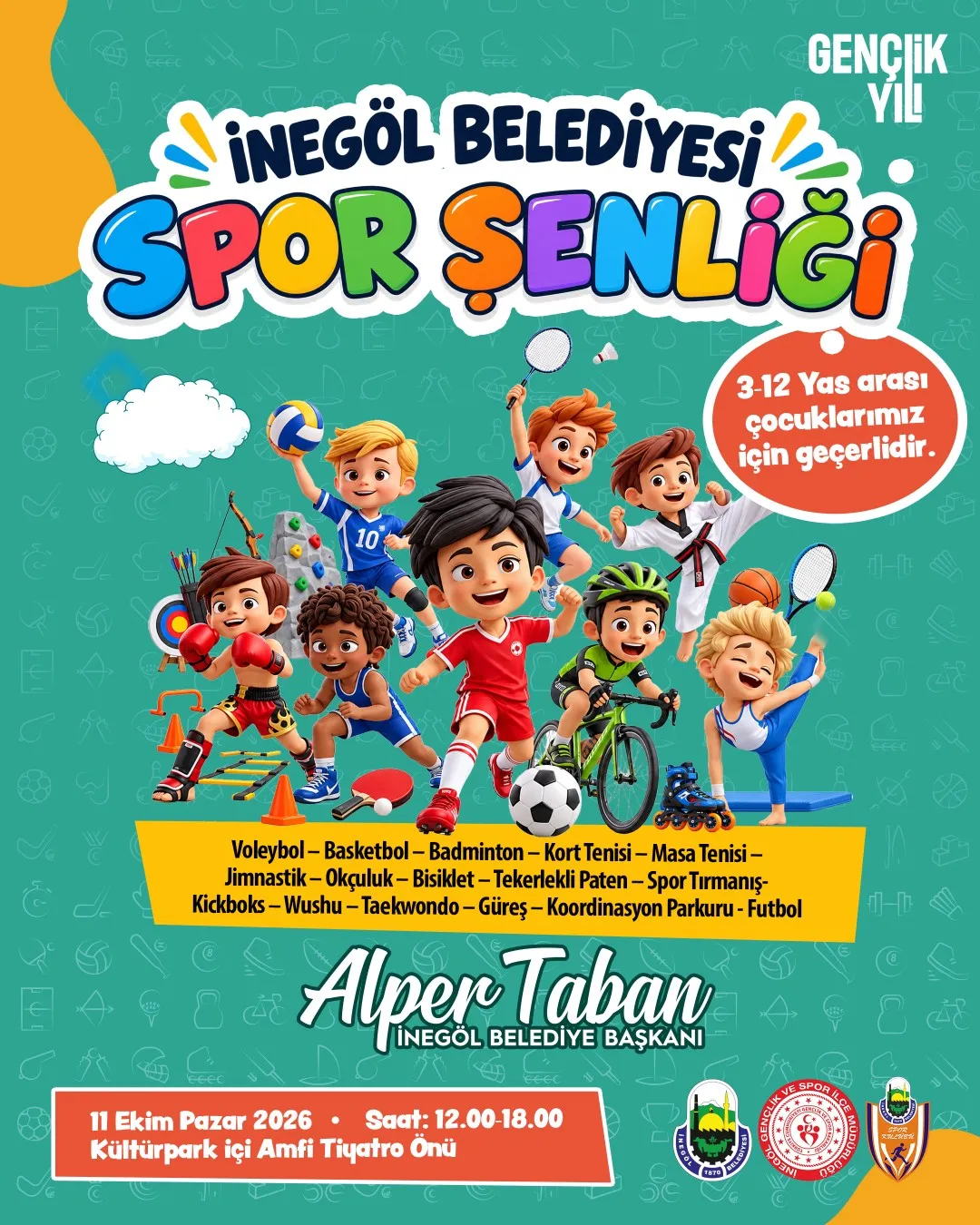 İnegöl’de Çocuklar 18 Farklı Spor Branşıyla Buluşacak (7)