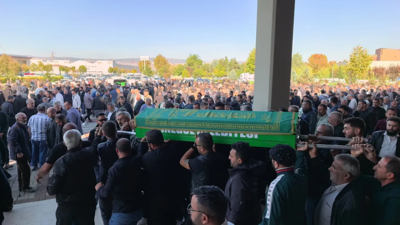 İnegöl'de İş Kazasında Hayatını Kaybetmişti! Son Yolculuğuna Uğurlandı (2)