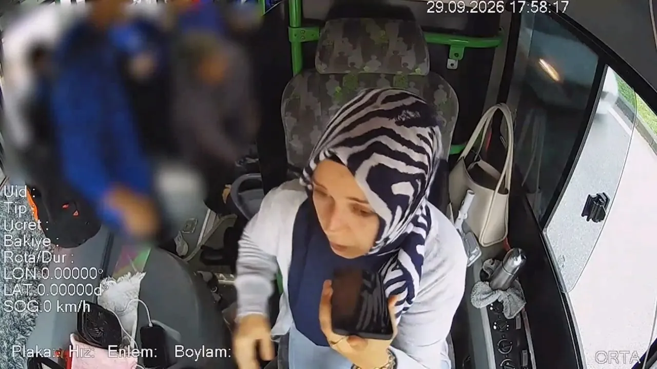 İnegöl’de Kadın Otobüs Şoföründen Hayat Kurtaran Hareket (2)