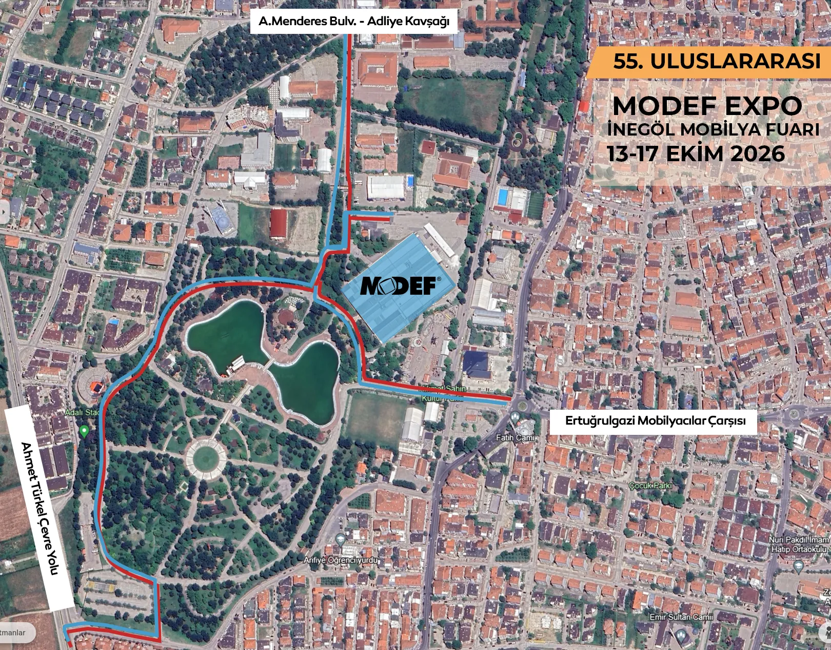 İnegöl'de Modef Fuarı Öncesi Trafik Düzenlemesi! (2)
