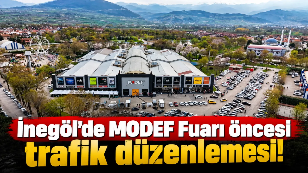 İnegöl'de Modef Fuarı Öncesi Trafik Düzenlemesi! Gencgazete