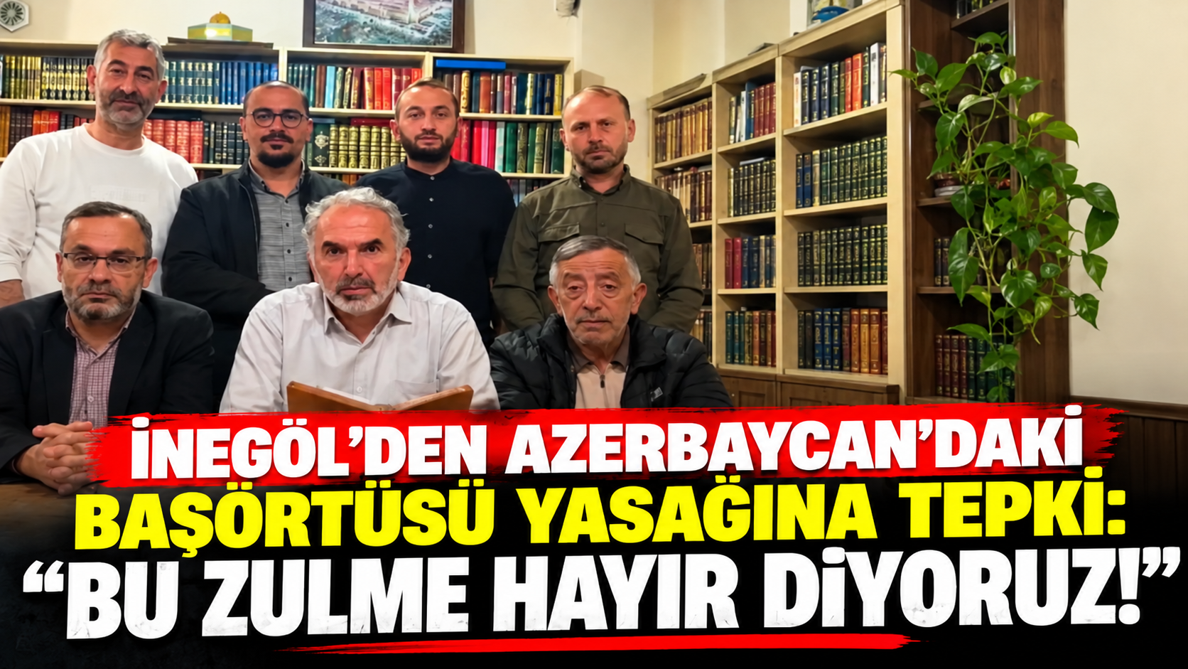 İnegöl’den Azerbaycan’daki Yasağa Tepki