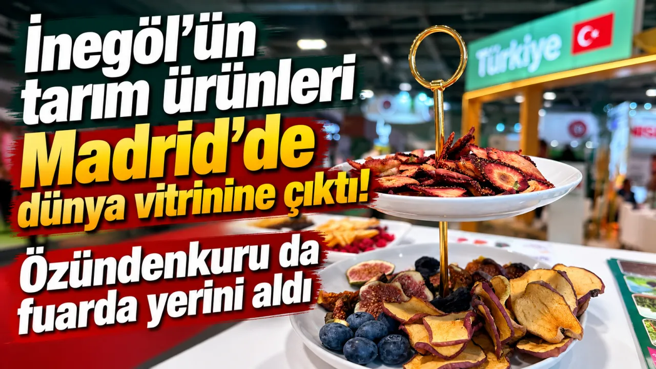 İnegöl'ün Tarım Ürünleri Madrid'de Dünya Vitrinine Çıktı! Özündenkuru Da Fuarda Yerini Aldı Gencgazete