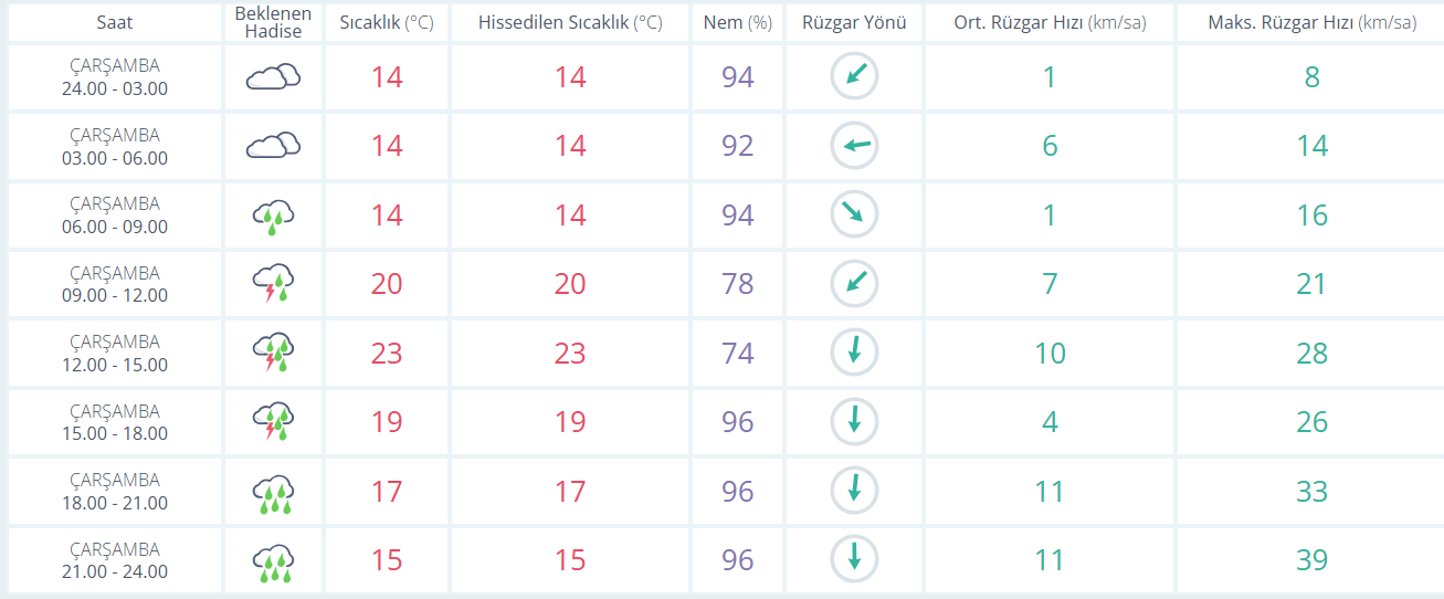 İşte Bursa Hava Durumu-1