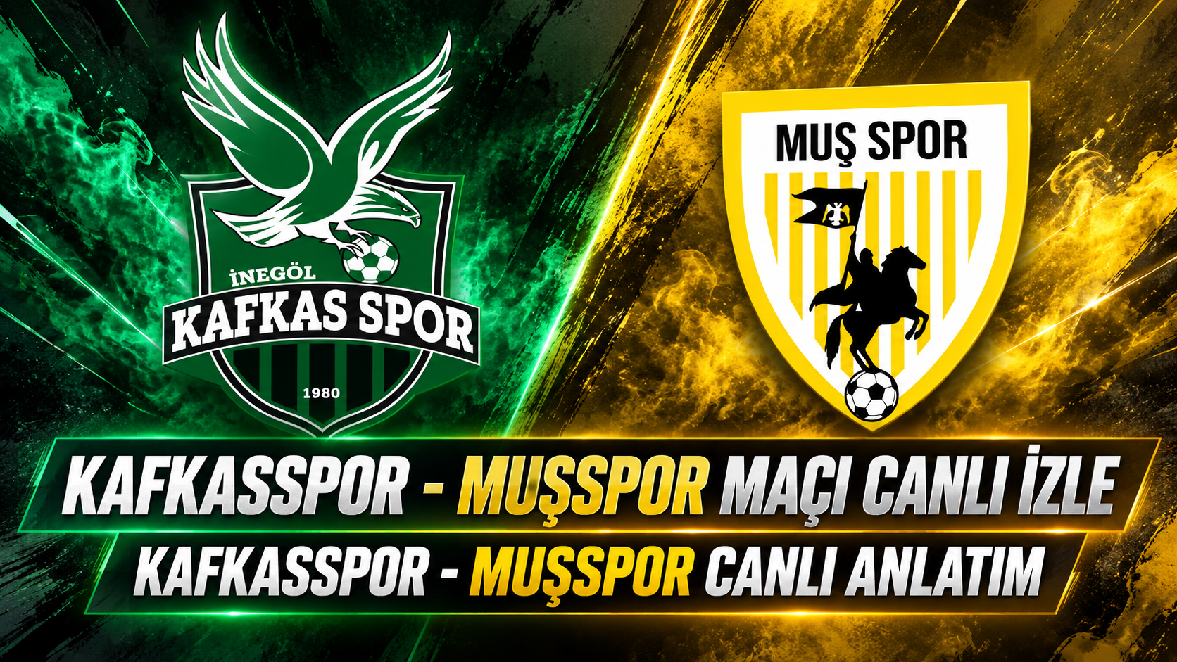 Kafkasspor - Muşspor Maçı Canlı İzle | Kafkasspor - Muşspor Canlı Anlatım | Kafkasspor - Muşspor Maçı Hangi Kanalda?