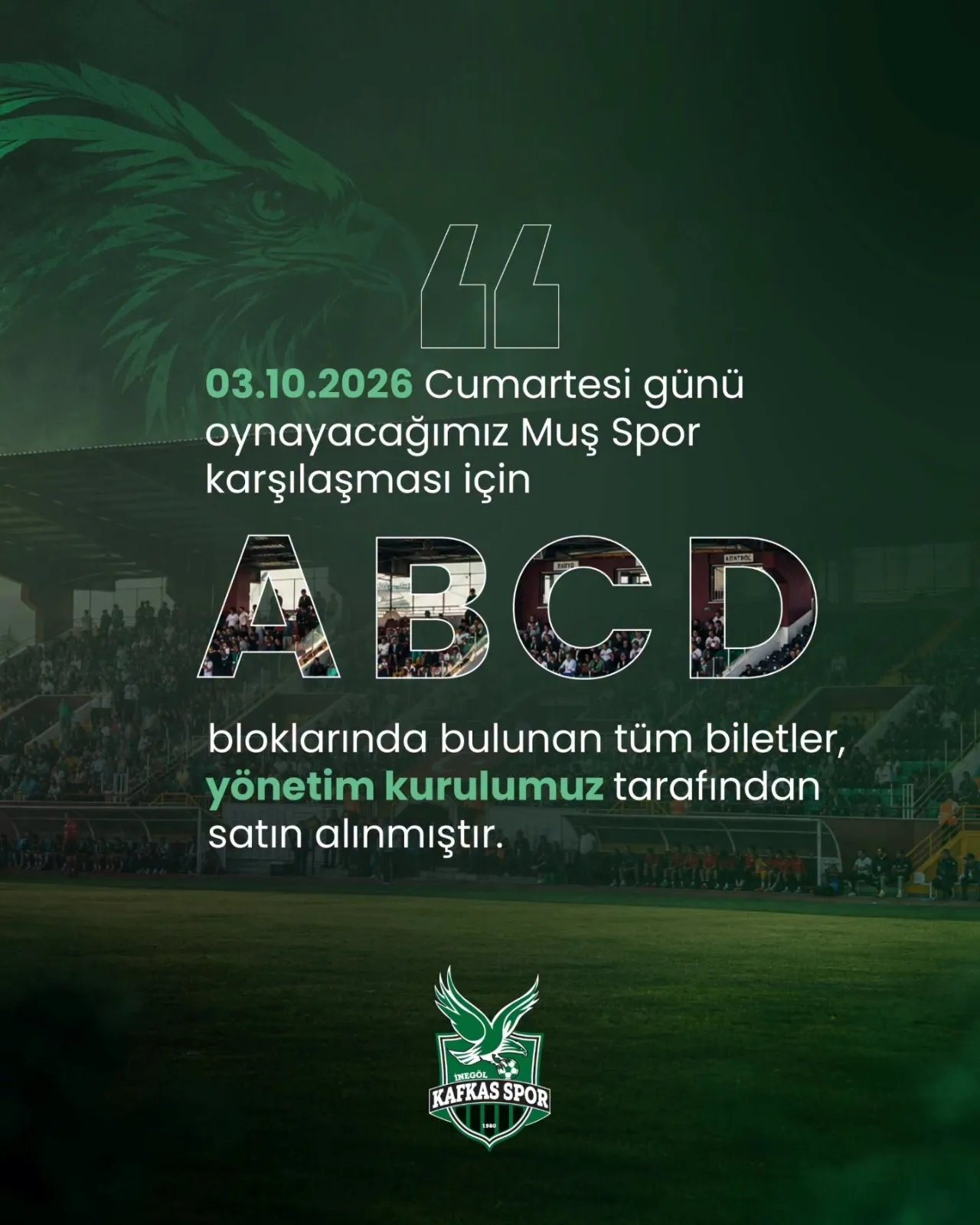 Kafkasspor–Muşspor Maçı Öncesi Flaş Gelişme!