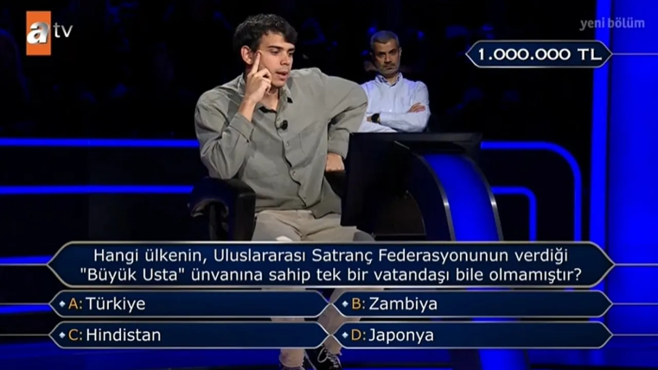 Kim Milyoner Olmak İster 1 Milyonluk Satranç Sorusu Ve Cevabı (2)