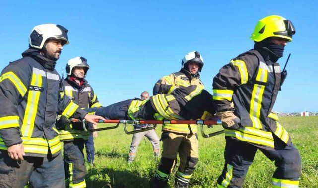 Ordu Giresun Havalimanı'nda Uçak Kazası Ve Yangın Tatbikatı! Ekipler 3 Dakikadan Kısa Sürede Müdahale Ettiordu Giresun Havalimani39Nda Ucak Kazasi Ve Yangin Tatbikati 1