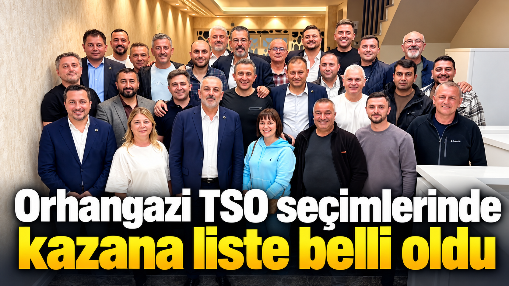 Orhangazi TSO seçimlerinde kazana liste belli oldu