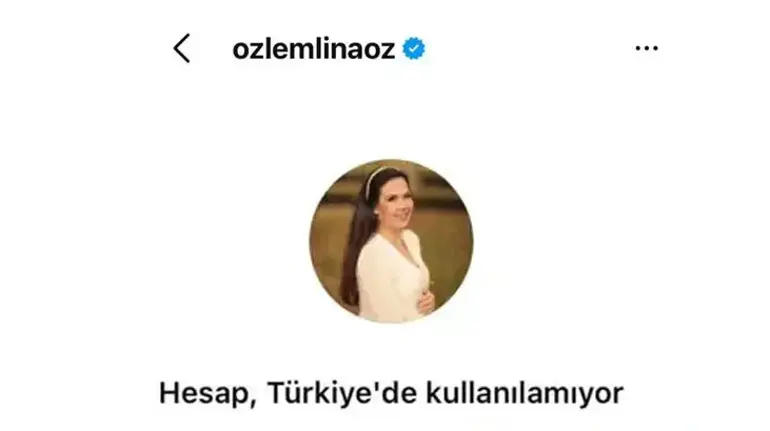 Özlem Öz'ün 4,5 Milyon Takipçili Instagram Hesabına Erişim Engeli! Bakanlık Nedenini Açıkladı6Ae36811F15B2619D4A41660.Jpg