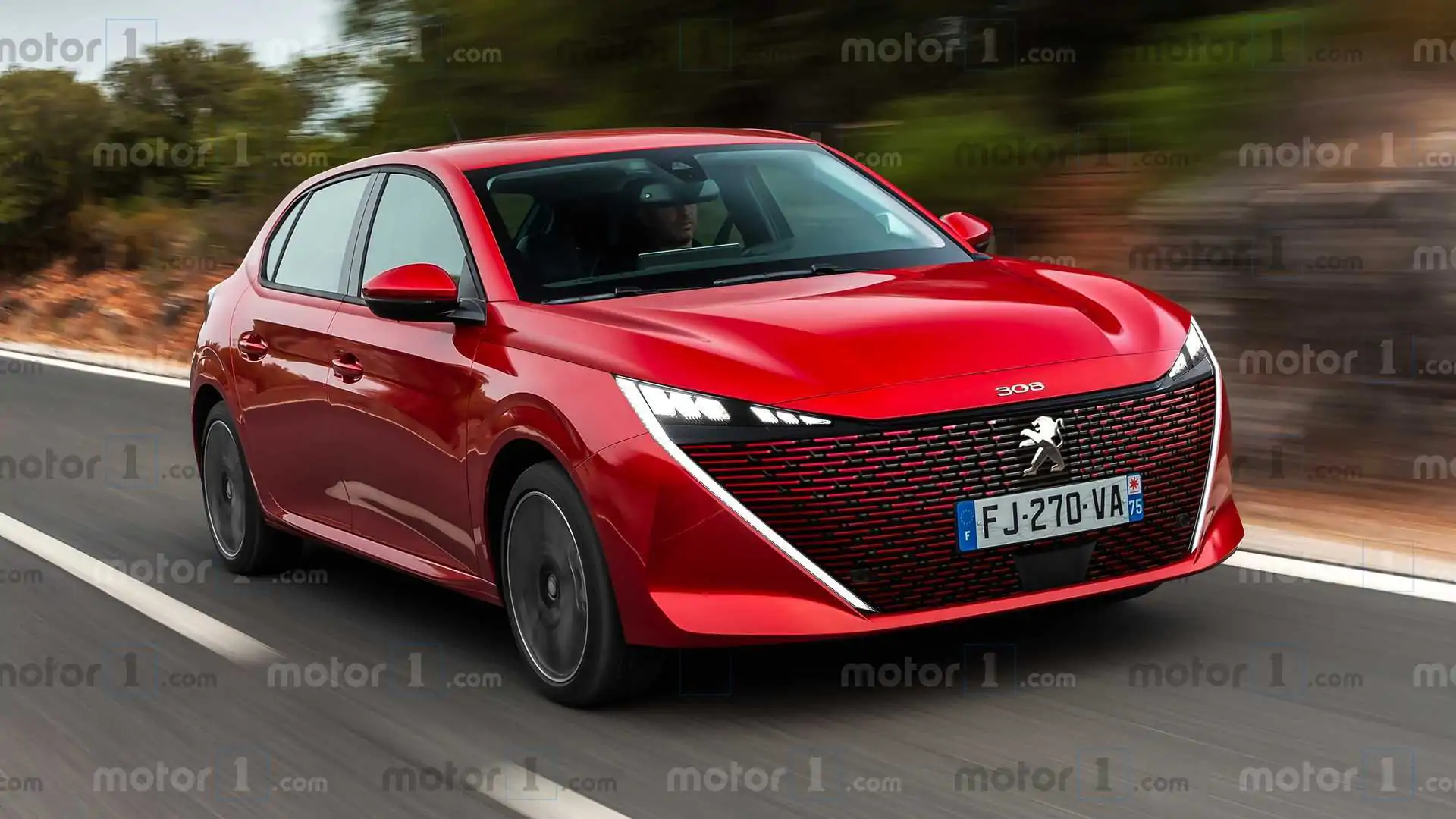 Peugeot 308 Rendering