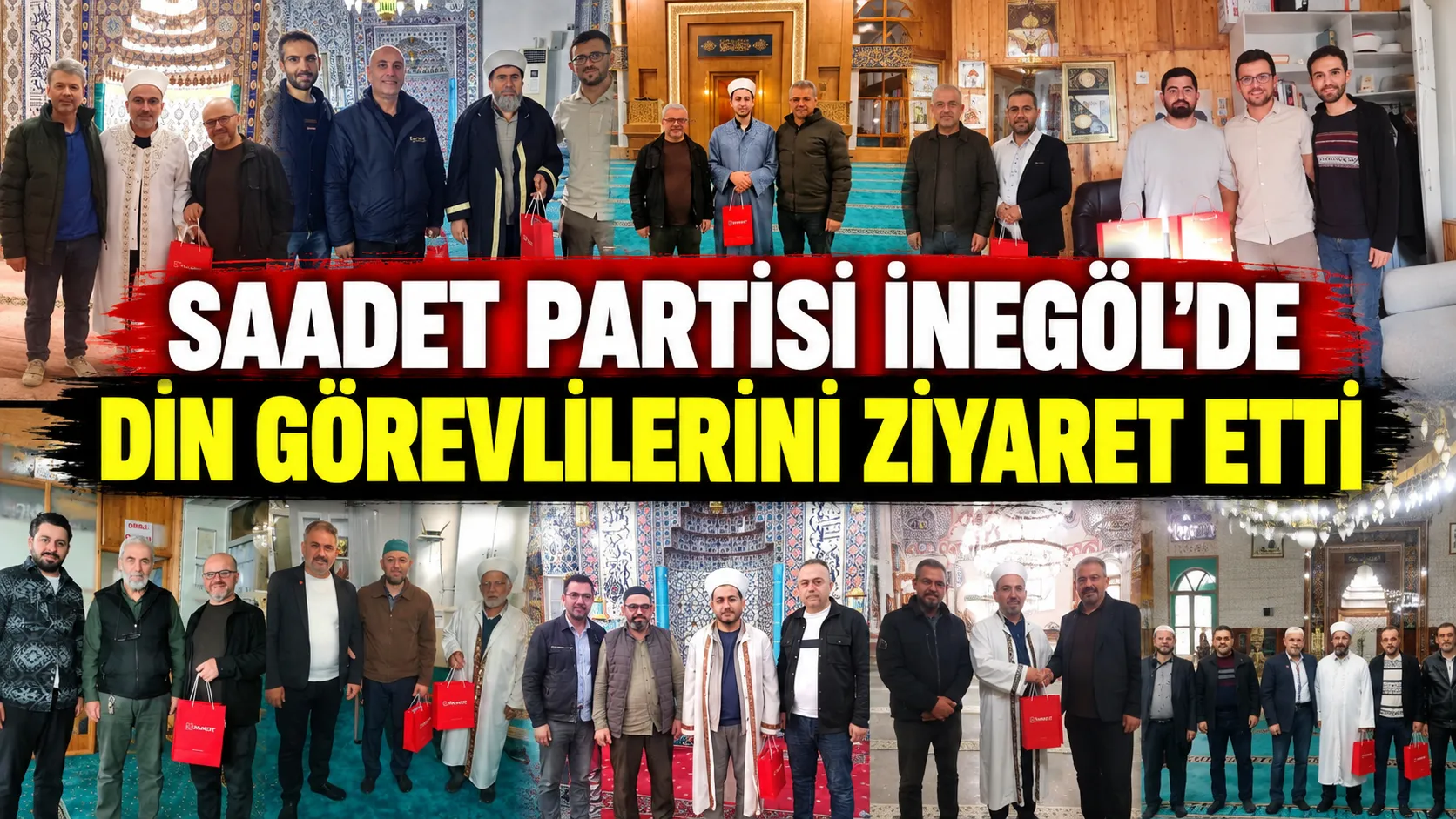 Saadet Partisi İnegöl’de Din Görevlilerini Ziyaret Etti Gencgazete