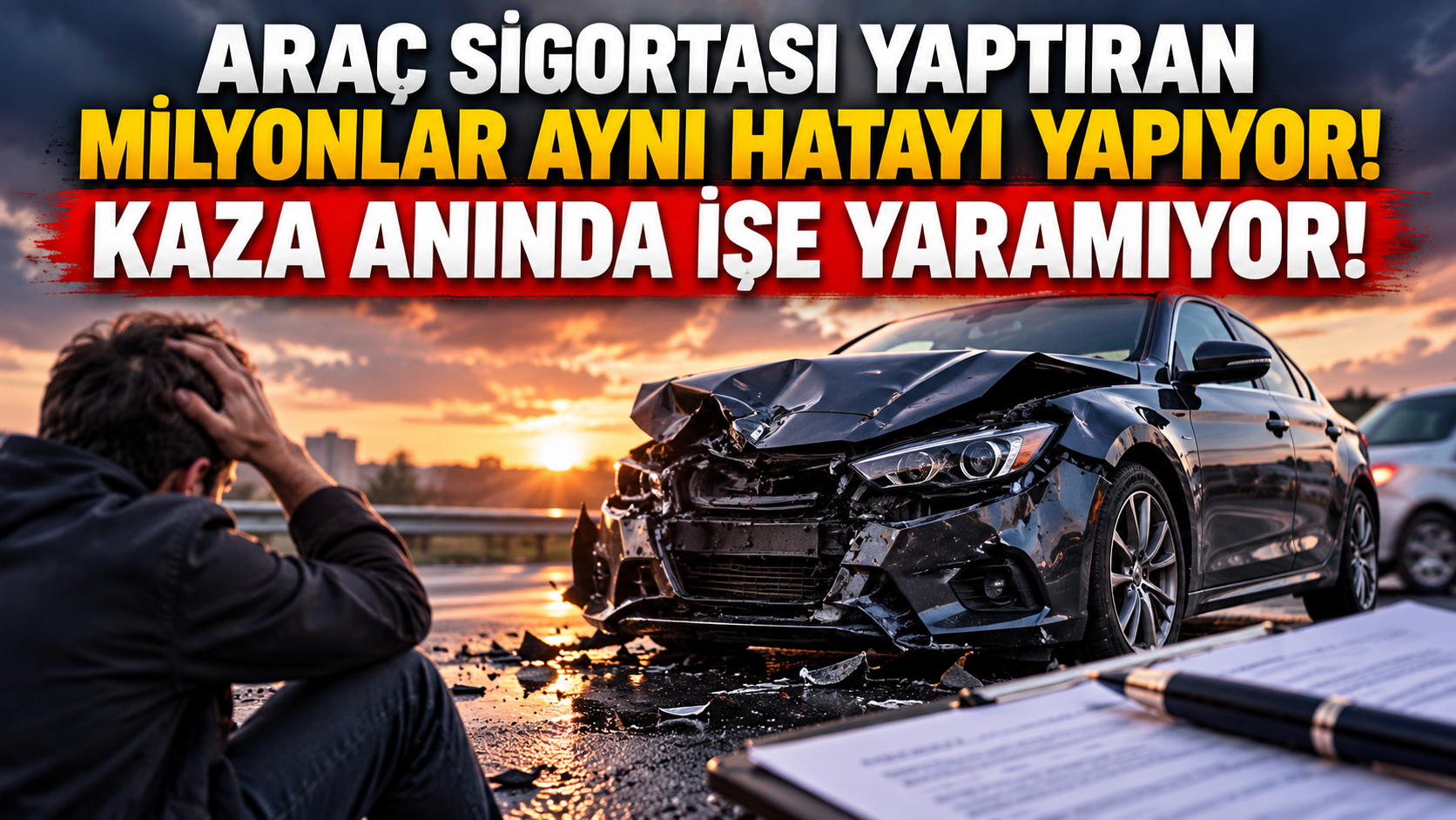 ARAÇ SİGORTASI YAPTIRAN MİLYONLAR AYNI HATAYI YAPIYOR! KAZA ANINDA İŞE YARAMIYOR!