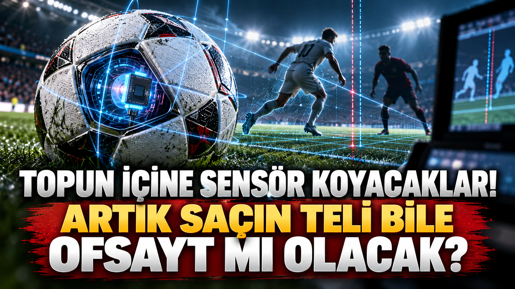 TOPUN İÇİNE SENSÖR KOYACAKLAR!ARTIK SAÇIN TELI BİLE OFSAYT MI OLACAK?