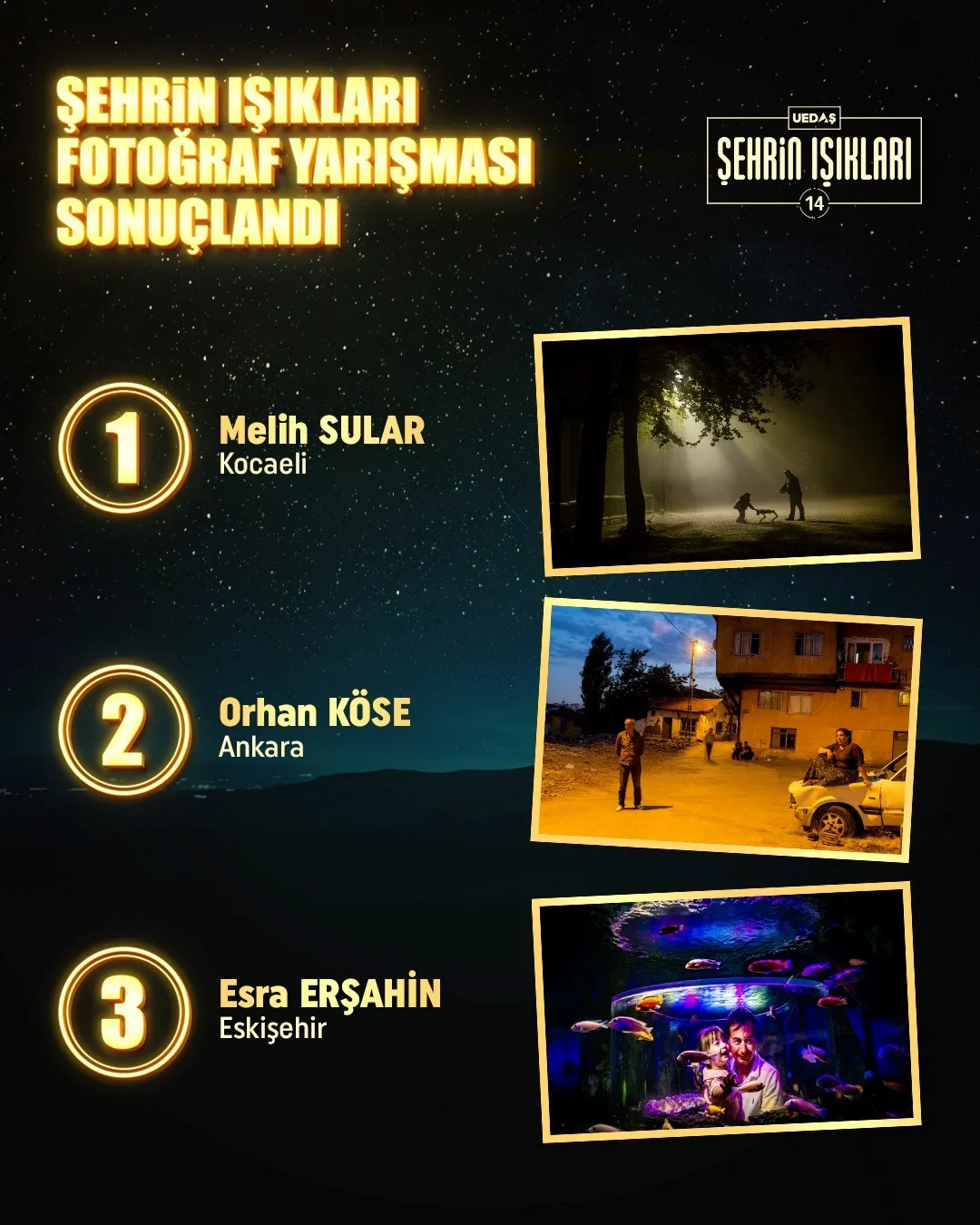 Uedaş'ın Şehrin Işıkları Fotoğraf Yarışması Sonuçlandı! İşte Kazananlar (4)