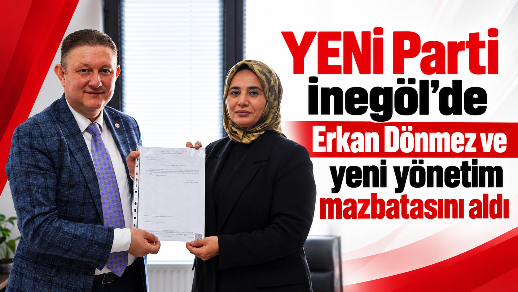 Yeni Yönetim Mazbatasını Aldı